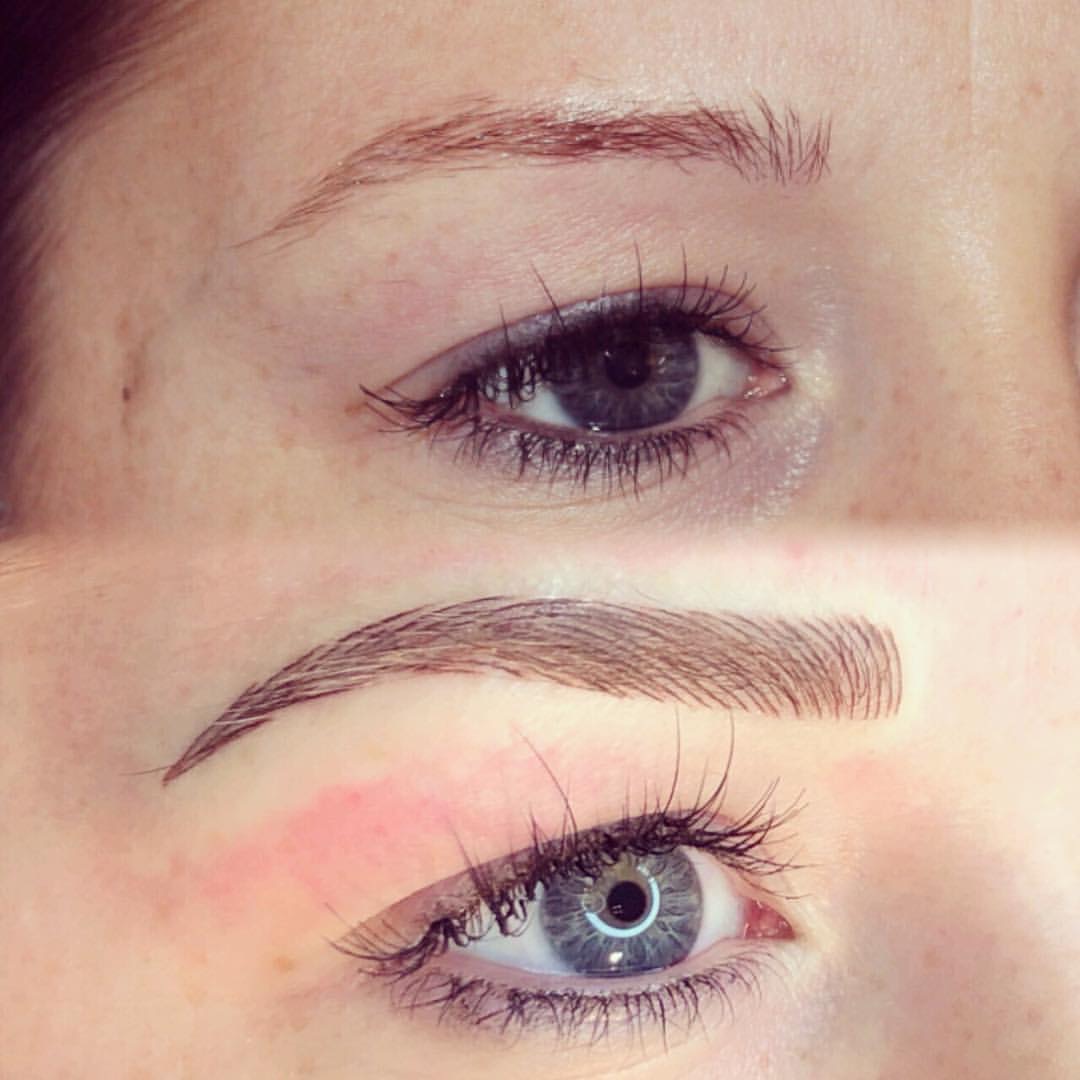 Permanent Brows Eyebrows before and after image