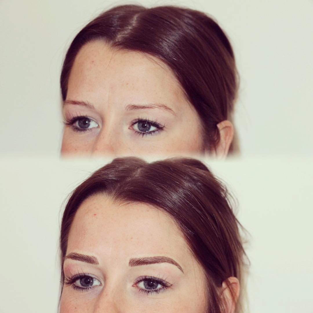 Permanent Brows Eyebrows before and after image