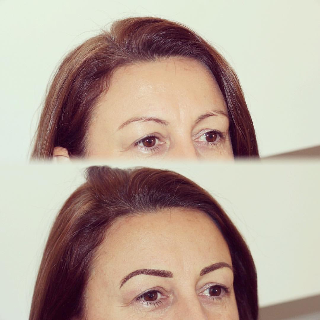 Permanent Brows Eyebrows before and after image