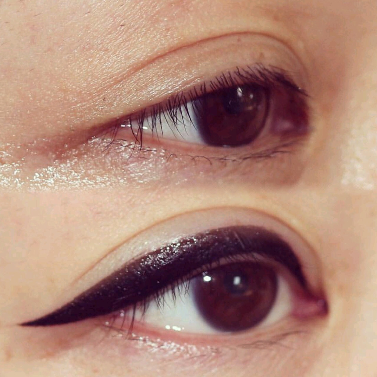 Permanent Eyes before and after image