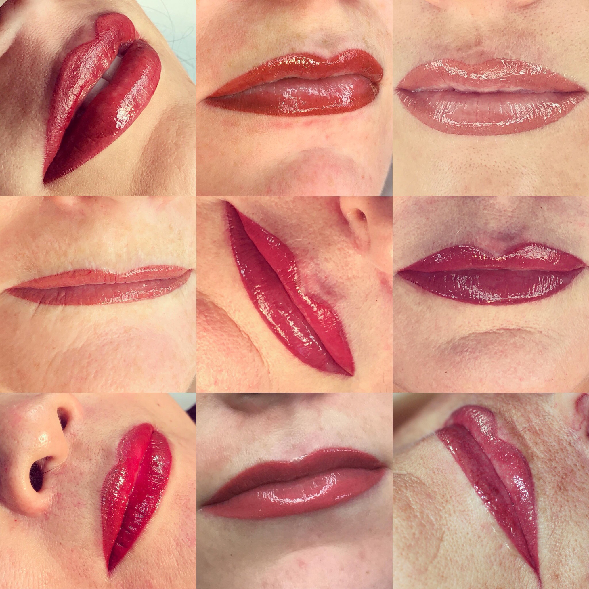 Permanent Lips before and after image