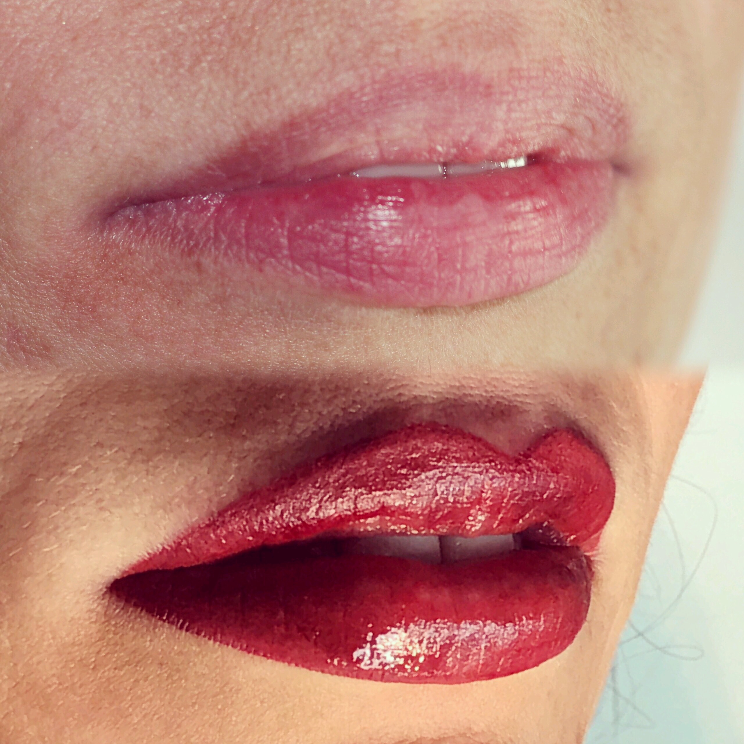 Permanent Lips before and after image
