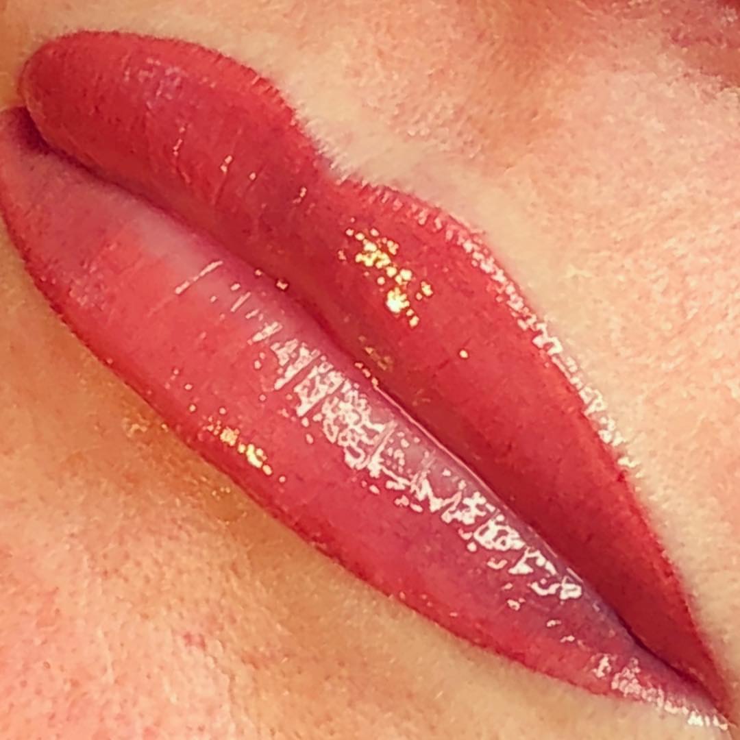 Permanent Lips before and after image