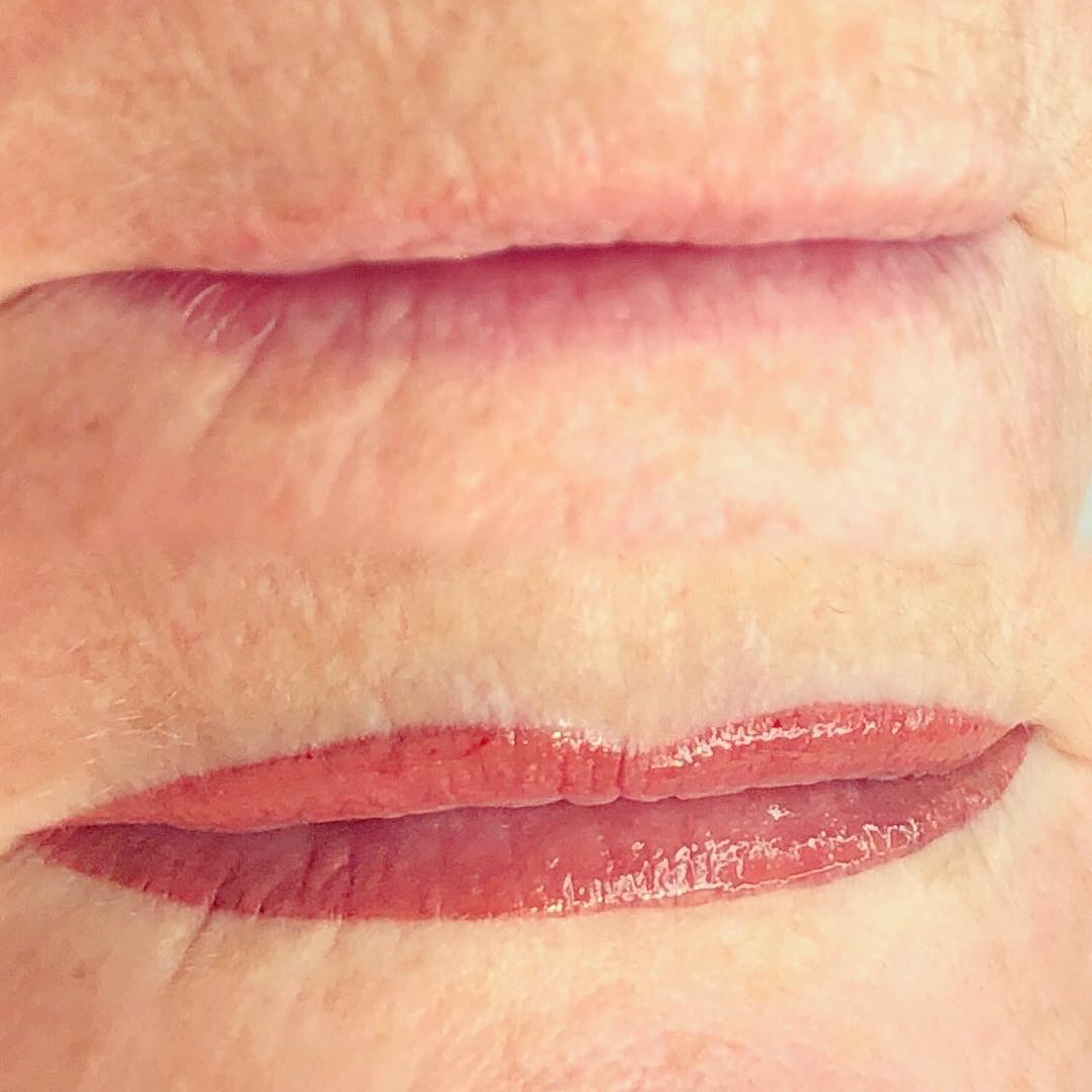 Permanent Lips before and after image
