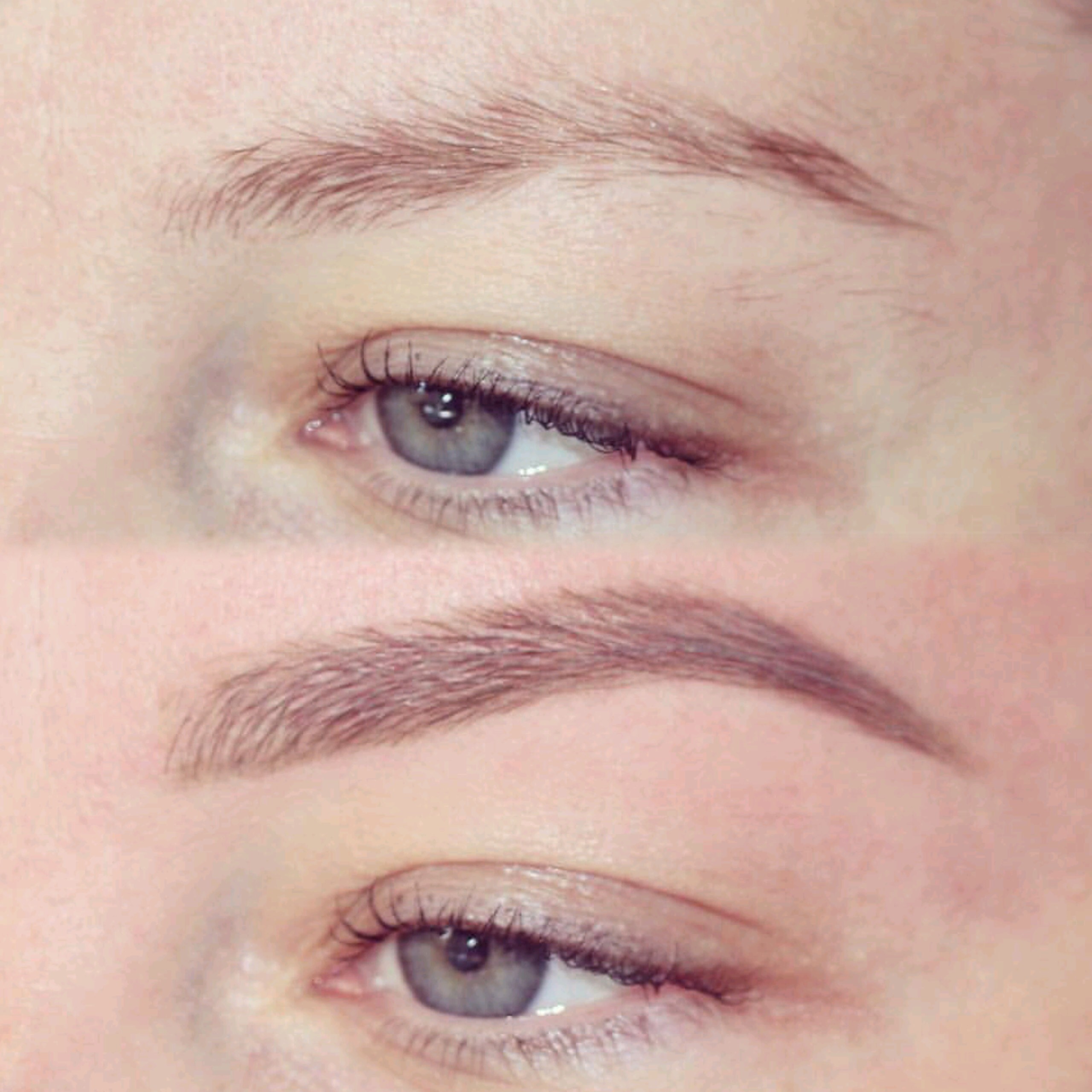 HD Brows Eyebrows before and after image