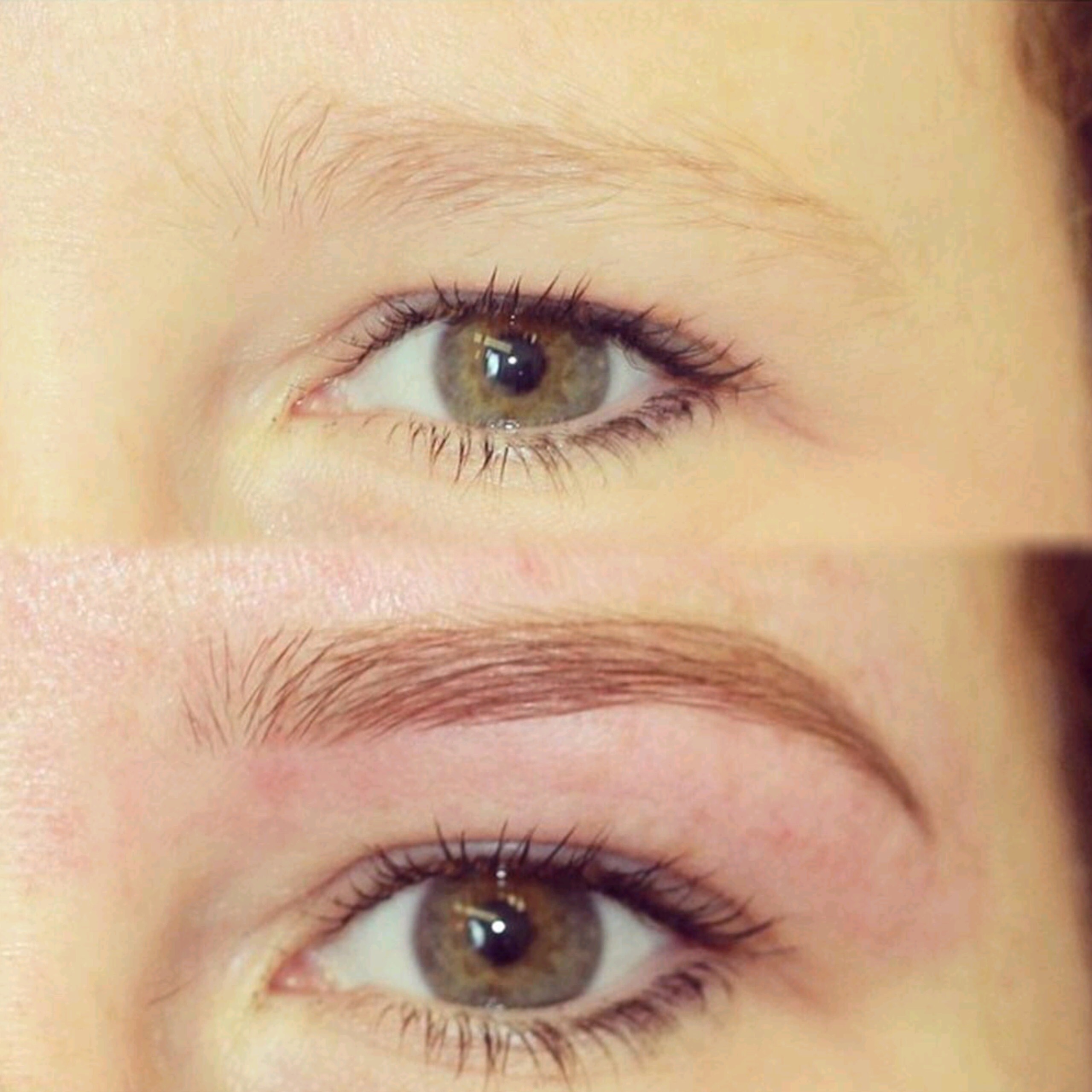 HD Brows Eyebrows before and after image