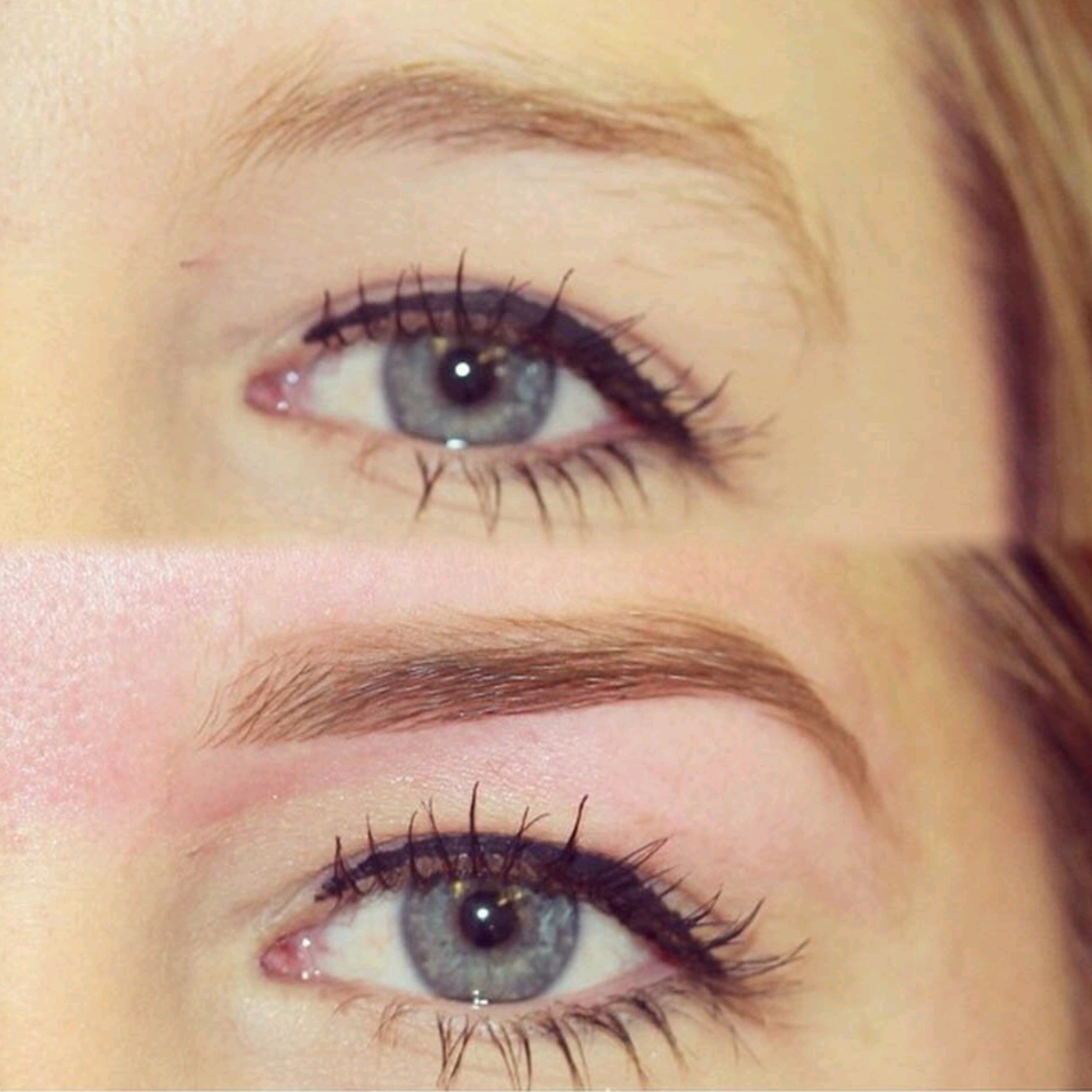 HD Brows Eyebrows before and after image