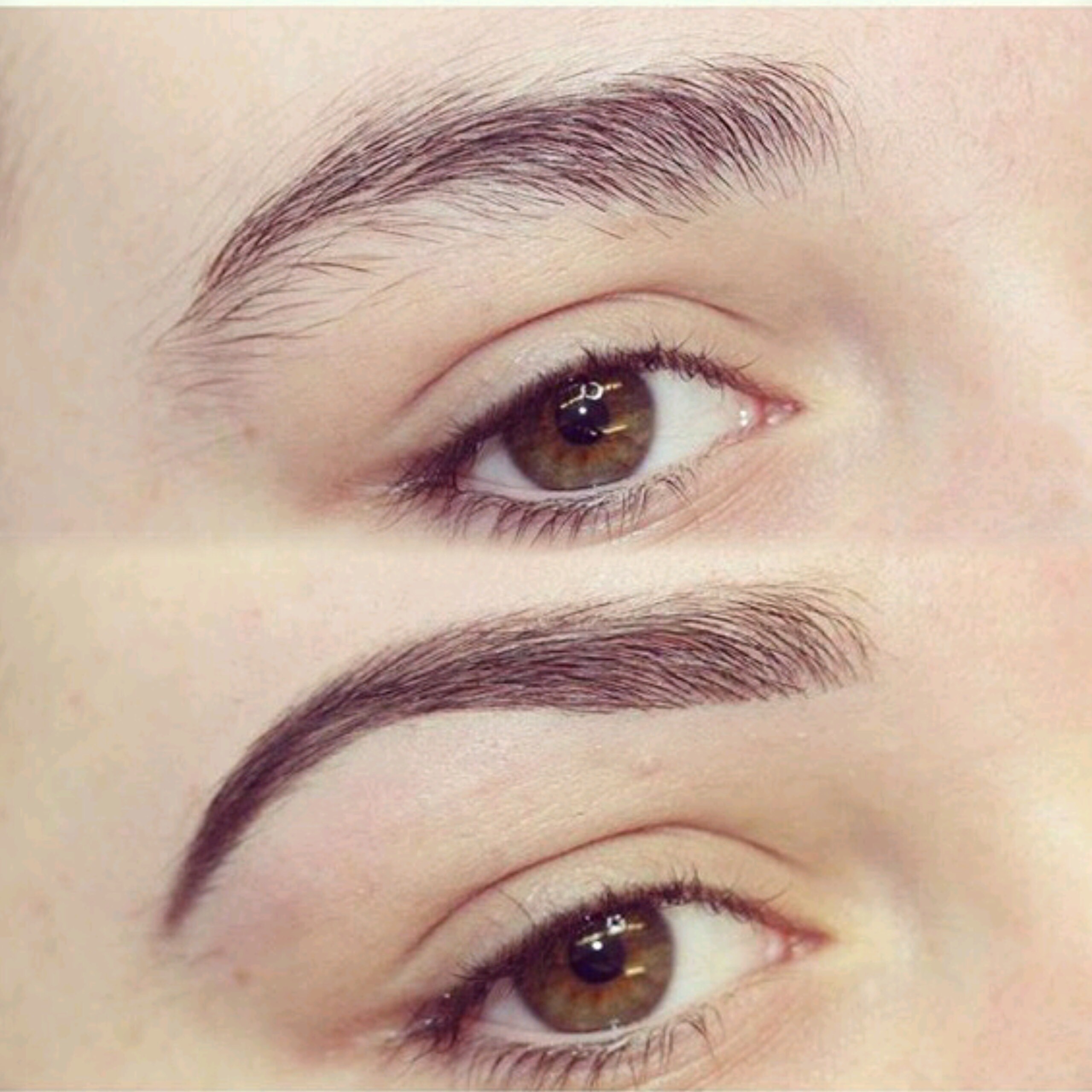 HD Brows Eyebrows before and after image