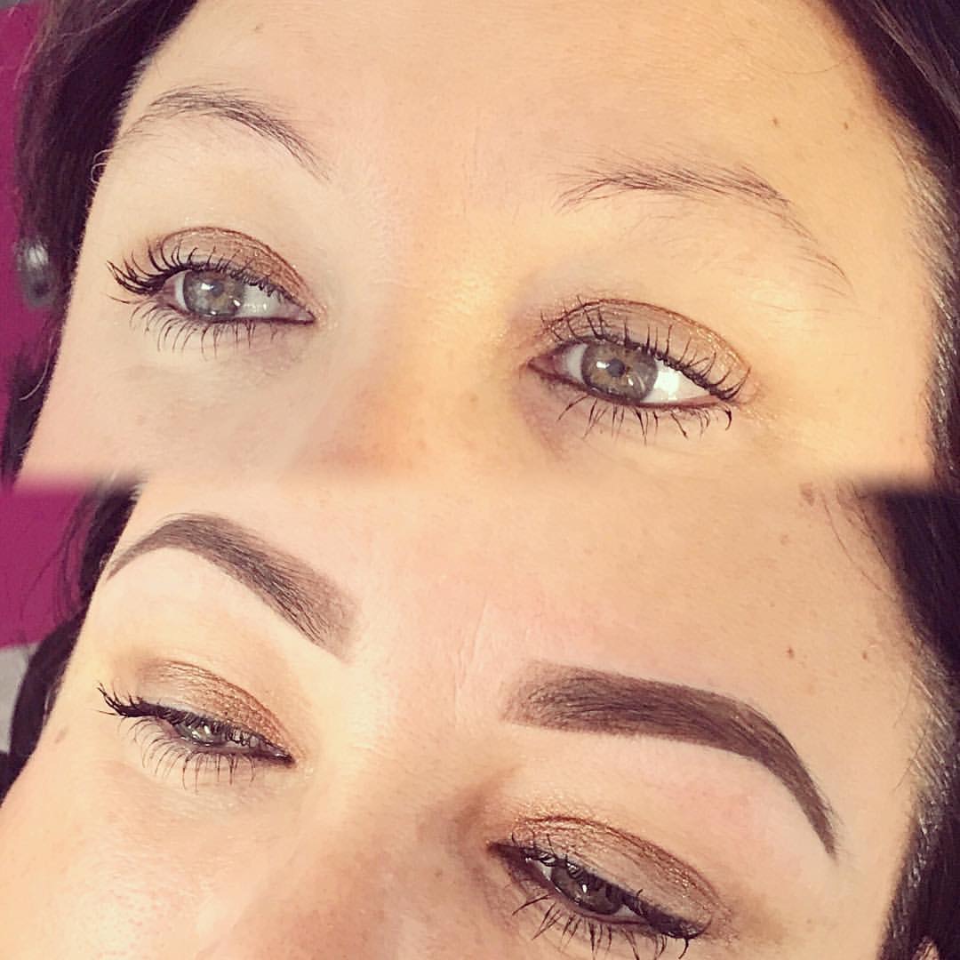 HD Brows Eyebrows before and after image