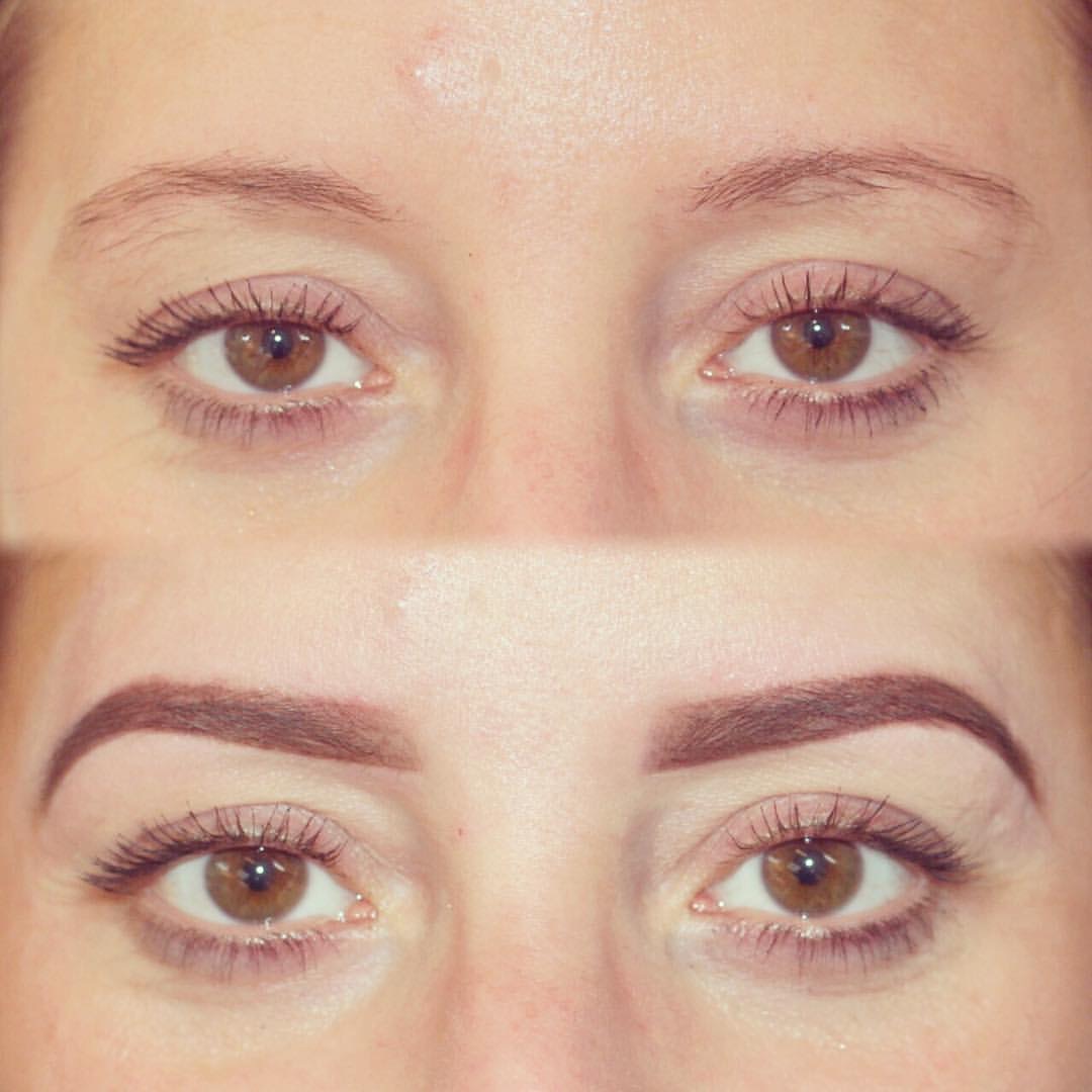 HD Brows Eyebrows before and after image