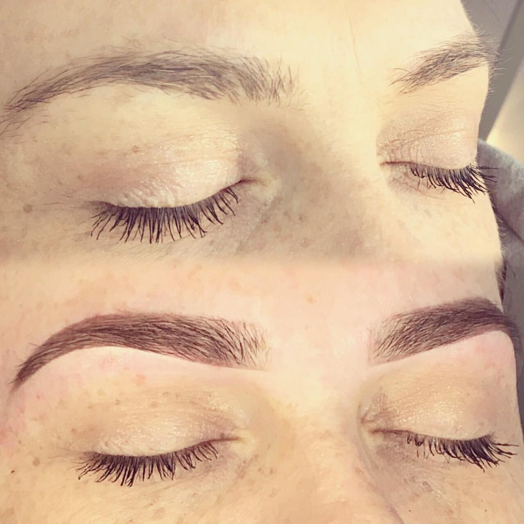 HD Brows Eyebrows before and after image