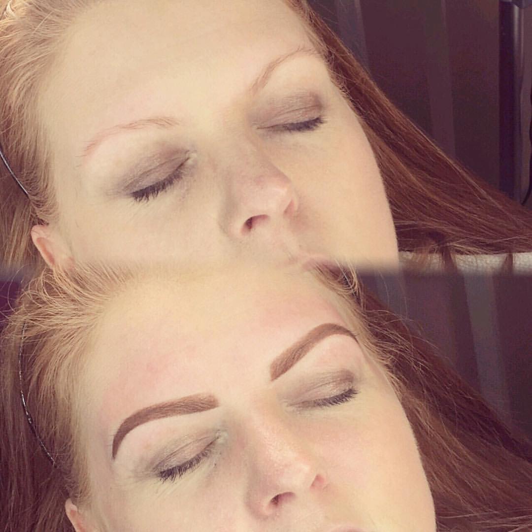 HD Brows Eyebrows before and after image