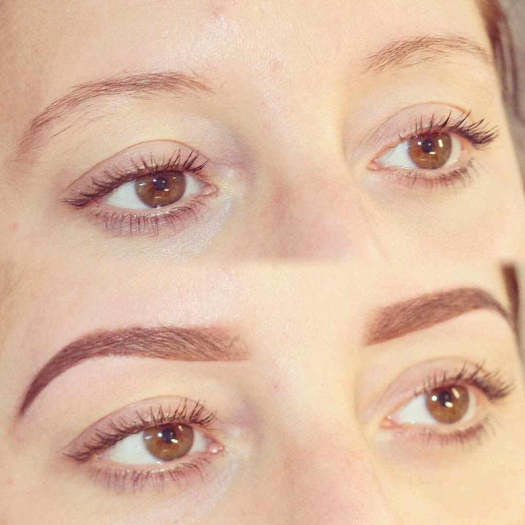 HD Brows Eyebrows before and after image