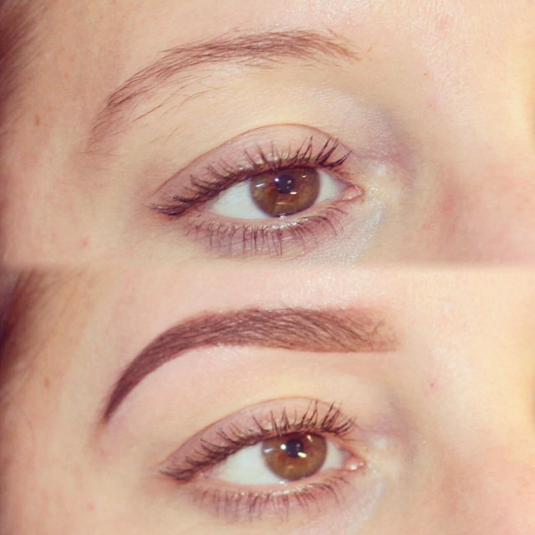 HD Brows Eyebrows before and after image