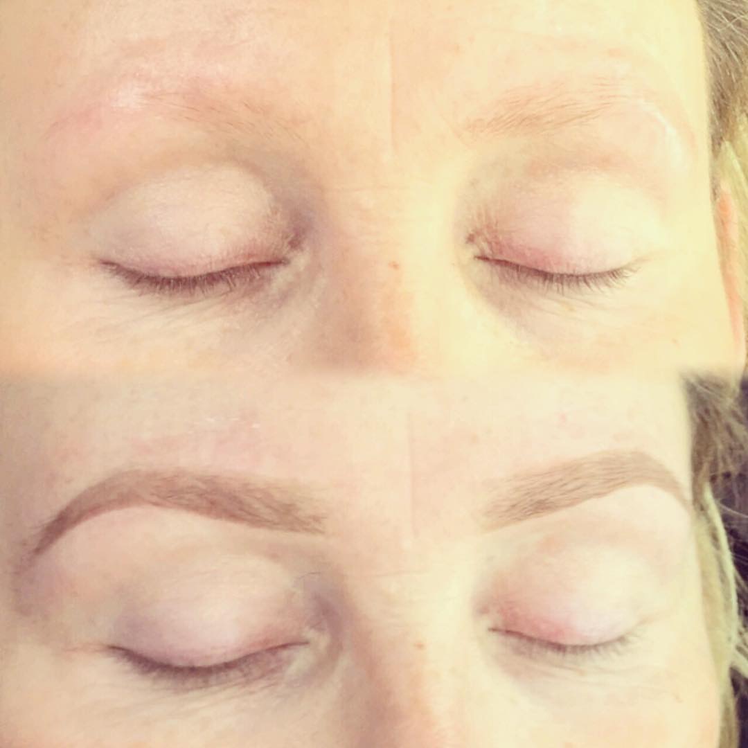 HD Brows Eyebrows before and after image