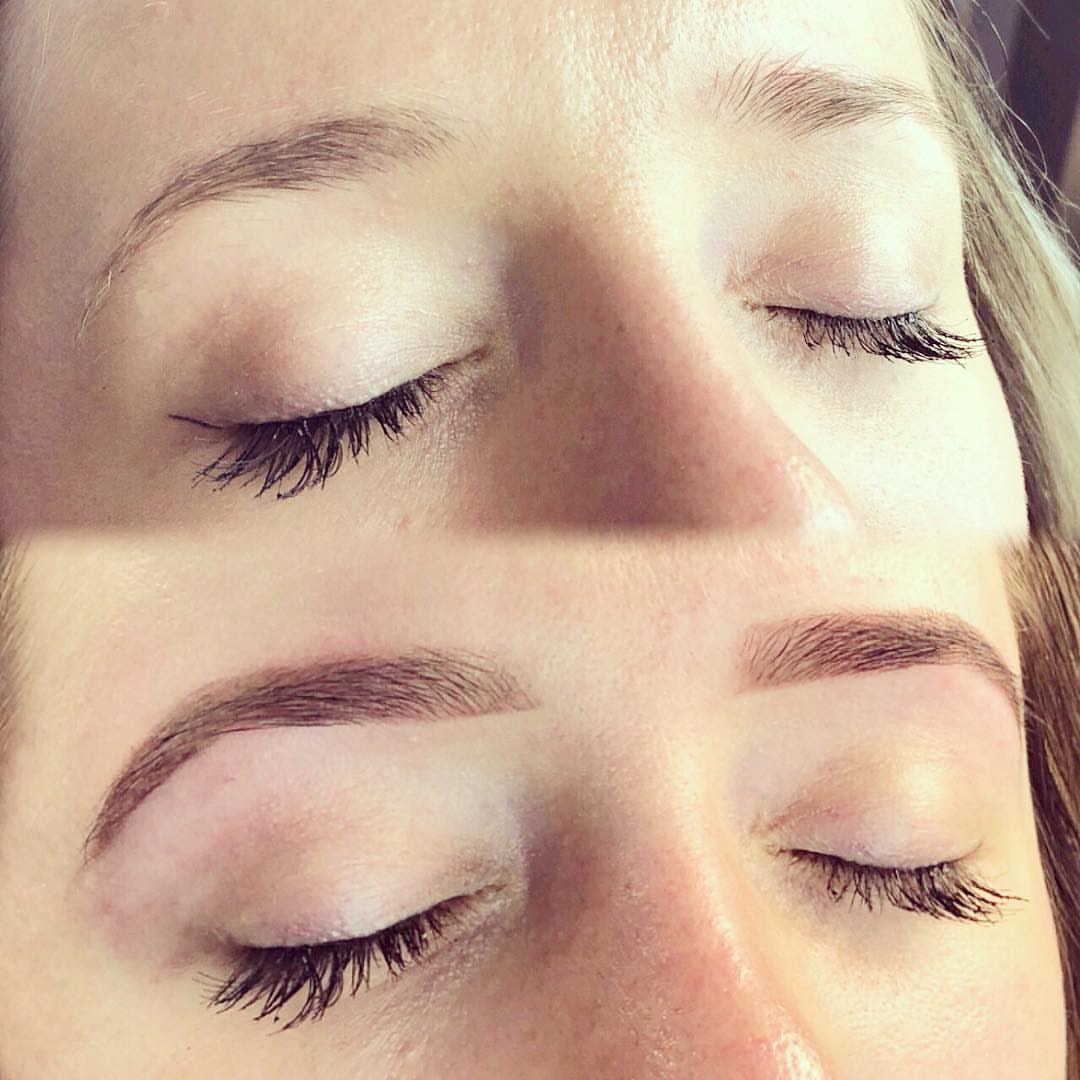 HD Brows Eyebrows before and after image