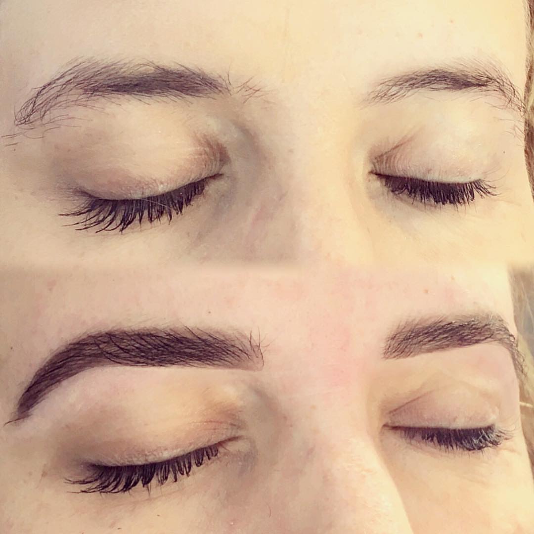 HD Brows Eyebrows before and after image