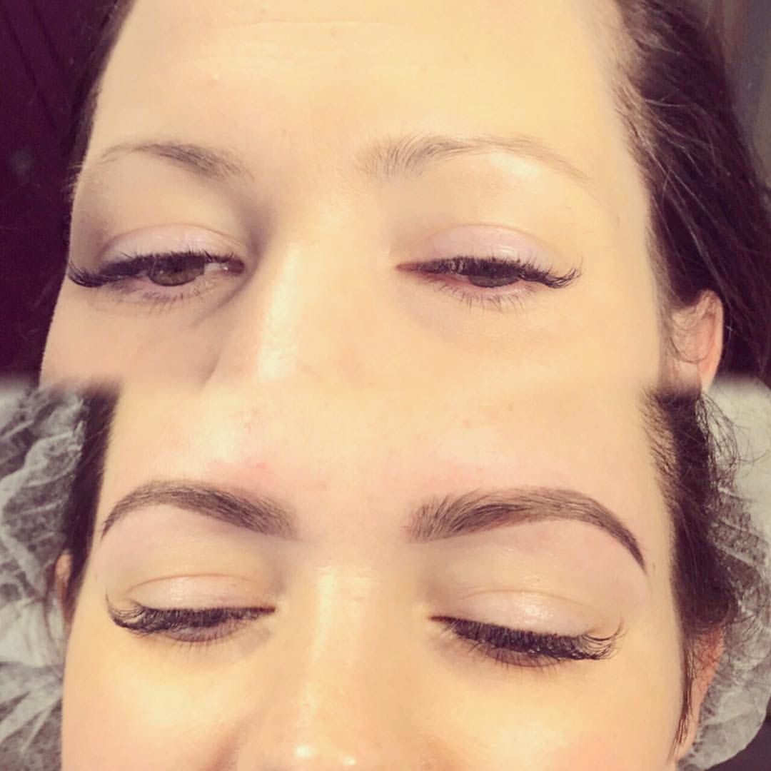 HD Brows Eyebrows before and after image