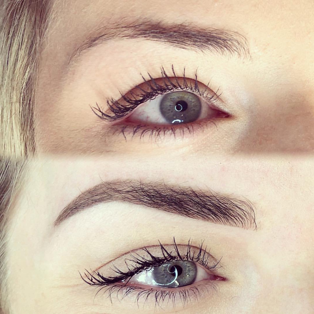 HD Brows Eyebrows before and after image