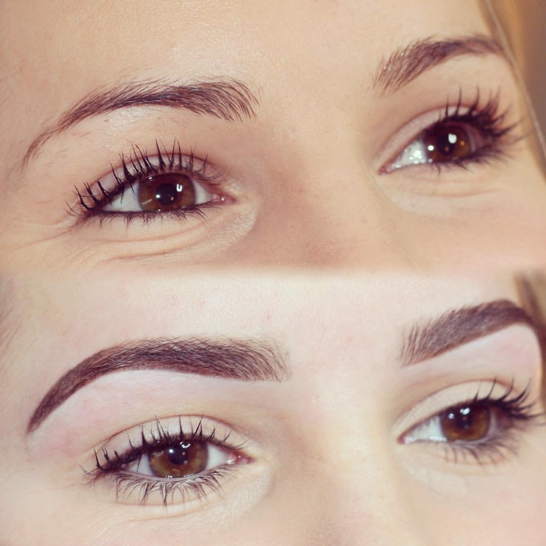 HD Brows Eyebrows before and after image